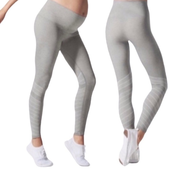 Blanqi Everyday SportSupport Hipster Contour Leggings Dove Grey Size Medium - Picture 1 of 6